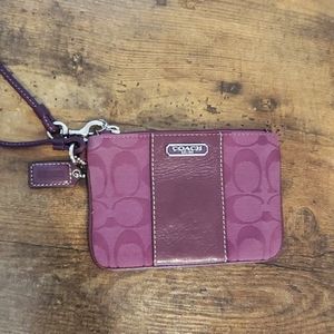 Gently used Coach wristlet